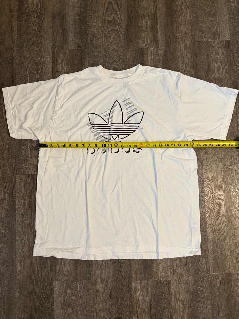 adidas Men’s XXLarge White Short Sleeve Graphic Tee